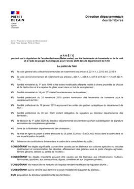 Direction Départementale Des Territoires