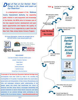 Lower Raritan River Public Access Sites