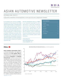 Asian Automotive Newsletter