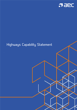 Highways Capability Statement AEC L Highways Capability Statement