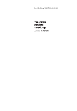 Zajac Toponimia Powiatu.Pdf (1.985MB)