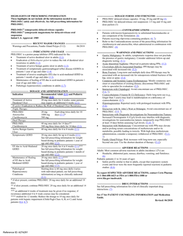 PRILOSEC Delayed-Release Capsules: 10 Mg, 20 Mg and 40 Mg (3) PRILOSEC Safely and Effectively