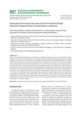 Gastropod Community.Pdf