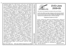 DVD-Libre 2009-09 DVD-Libre Septiembre De 2009 De Septiembre