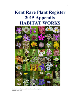 Kent Habitat Works 2015