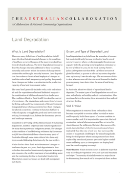 Land Degradation