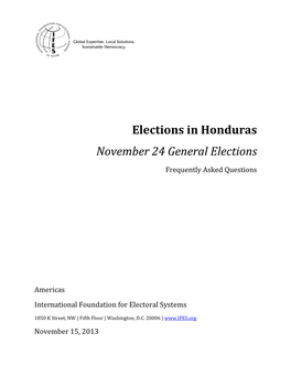 IFES.Org November 15, 2013 Frequently Asked Questions