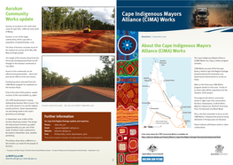 Cape Indigenous Mayors Alliance Newsletter