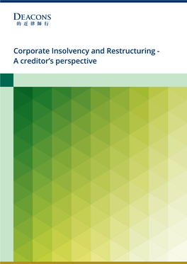 Corporate Insolvency and Restructuring