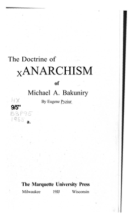 XANARCHISM of Michael A