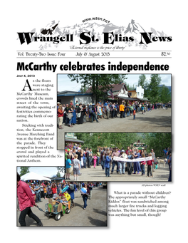 Mccarthy Celebrates Independence
