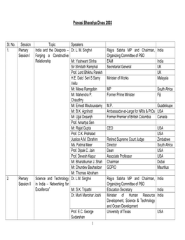 Pravasi Bharatiya Divas 2003