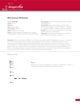 Micrococcal Nuclease