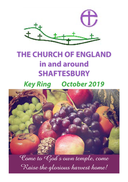 THE CHURCH of ENGLAND in and Around SHAFTESBURY Key Ring October 2019