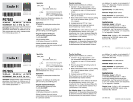 Datasheet for Endo H (P0702; Lot 0161210)