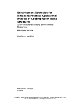 Enhancement Strategies for Mitigating Potential Operational Impacts Of