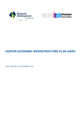 Hunter Economic Infrastructure Plan (Heip)