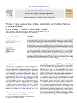 Forest Ecology and Management 278 (2012) 27–34