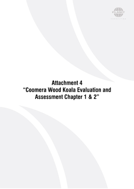 Coomera Wood Koala Evaluation and Assessment Chapter 1 & 2