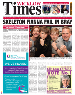 Skeleton Fianna Fail in Bray