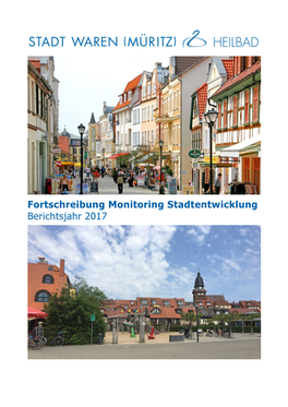 Fortschreibung Monitoring Stadtentwicklung Berichtsjahr 2017