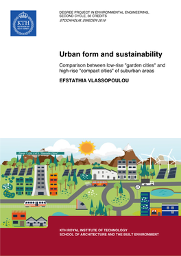 Urban Form and Sustainability Comparison Between Low-Rise "Garden Cities" and High-Rise "Compact Cities" of Suburban Areas