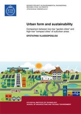 Urban Form and Sustainability Comparison Between Low-Rise 