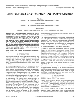 Arduino Based CNC Machine