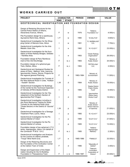 Geotechnical Investigation En 2018