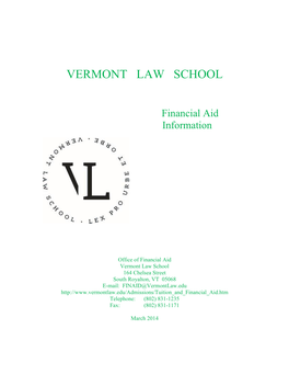 Financial Aid Information