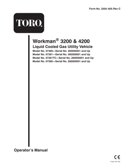 Workman 3200 & 4200