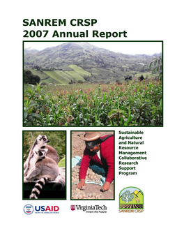 SANREM CRSP 2007 Annual Report