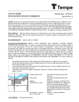 City of Tempe Development Review Commission