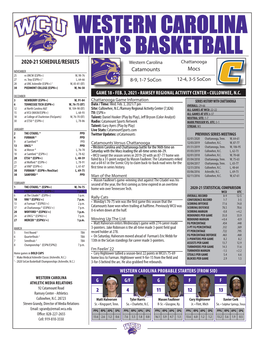 Western Carolina Men's Basketball