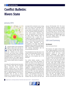 Conflict Bulletin: Rivers State