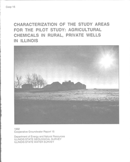 Agricultural Chemicals in Rural, Private Wells in Illinois. Champaign