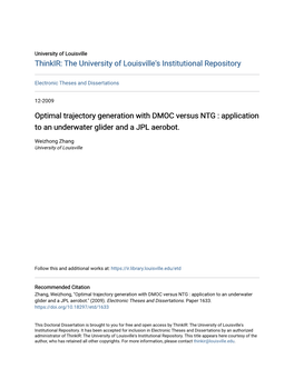 Application to an Underwater Glider and a JPL Aerobot