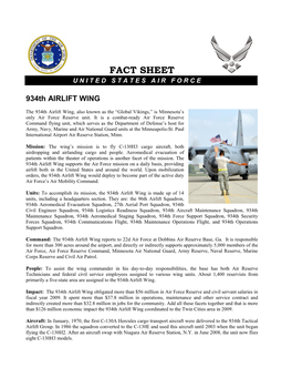 934Th AIRLIFT WING
