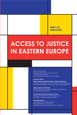 Judicial Reforms in Eastern Europe: Ensuring The