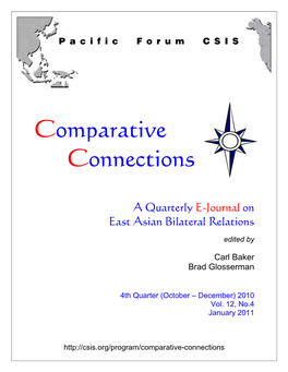 Comparative Connections, Volume 12, Number 4