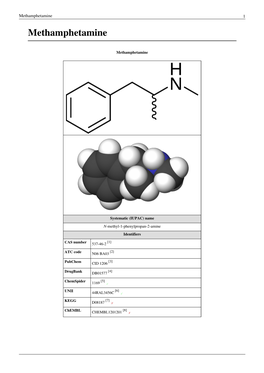 Methamphetamine 1 Methamphetamine