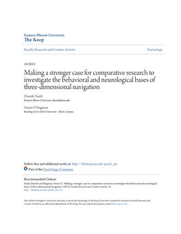 Making a Stronger Case for Comparative Research to Investigate