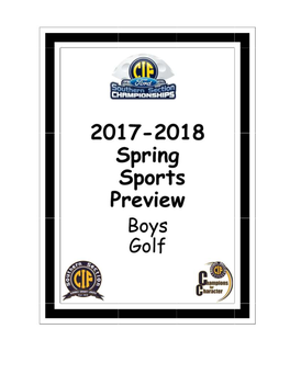 2018 Golf Advisory Committee