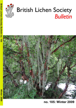 British Lichen Society Bulletin No