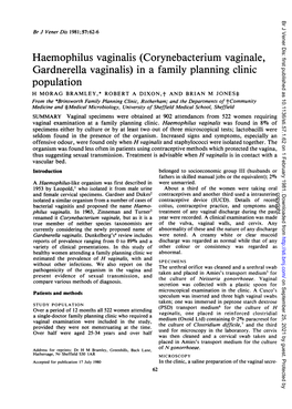 Corynebacterium Vaginale, Gardnerella Vaginalis