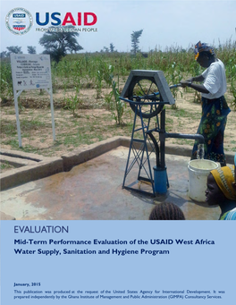 Mid-Term Performance Evaluation of the USAID West Africa Water Supply, Sanitation and Hygiene Program