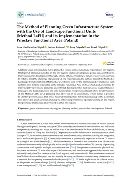 The Method of Planning Green Infrastructure System With