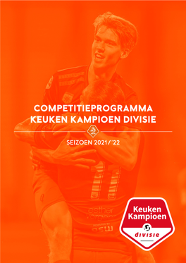 Competitieprogramma Keuken Kampioen Divisie 0,8 Mb