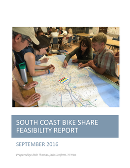 South Coast Bike Share Feasibility Report