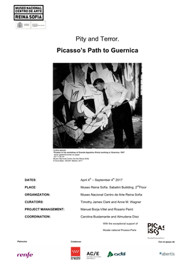 Pity and Terror. Picasso's Path to Guernica